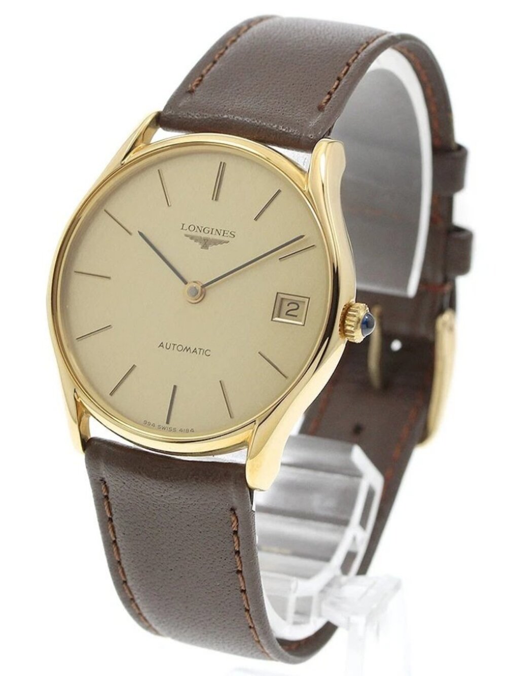 LONGINES 4184 Cal.994 Date gold Dial Automatic Men's Watch_971466